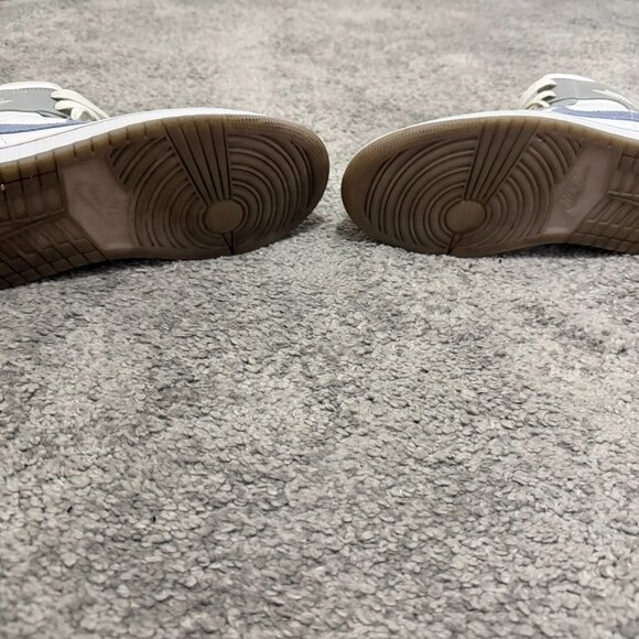 Jordan 1 Mid Wolf Grey Aluminum - Women's - Picture 8 of 8